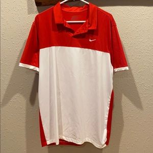 Men’s Nike standard fit dri-fit golf shirt size L